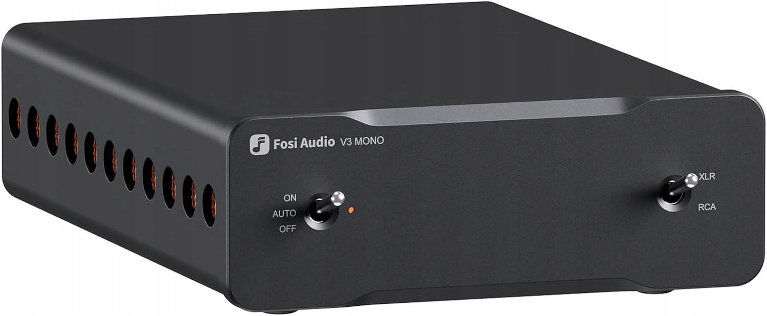 Fosi Audio V3 Mono Wzmacniacz mocy do głośników pasywnych 240W RCA/XLR