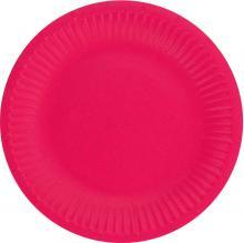 GoDan Talerzyki papierowe jednokolorowe 18cm 6szt