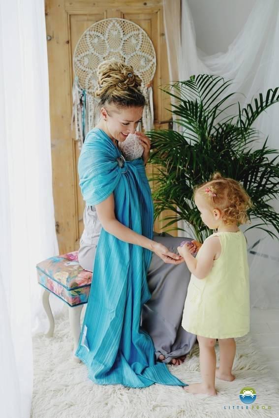 Little Frog Chusta kółkowa Little Frog - Akwamaryn 1.8 m.