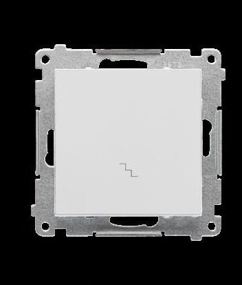 Kontakt-Simon Włącznik schodowy moduł 10 AX, 250 V~, szybkozłącze jasnoszary mat TW6.01/114