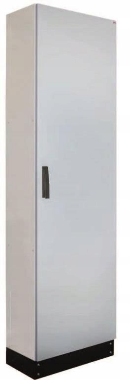 Eti-Polam Obudowa stojąca metalowa z płytą montażową IP65 kl. I RAL7035 (550x1850x300) z cokołem 100 mm HXS300 2-12 PH1V1 001325502