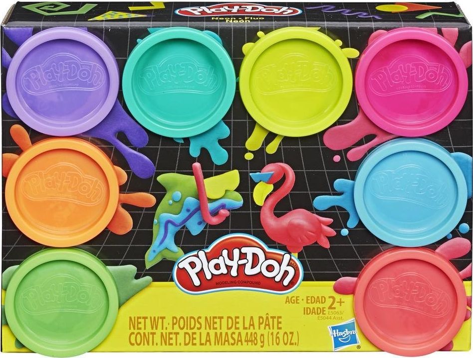 Play-Doh 8 Kolorów Neon (E5044/E5063)