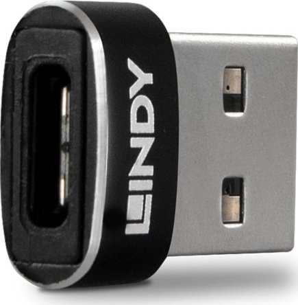 Adapter USB Lindy 41884 USB-C - USB Czarny (41884)
