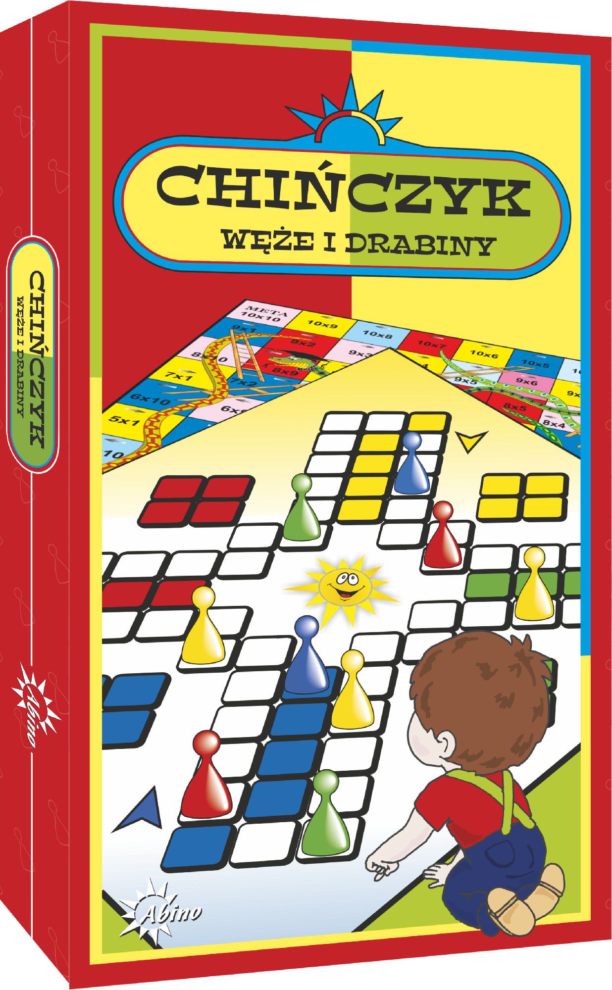 Abino Gra planszowa Chińczyk - Węże i drabiny