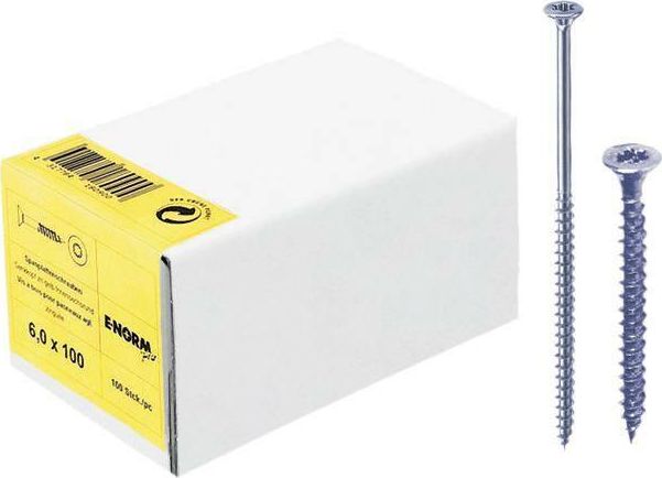 E-NORMpro Wkret d.plyt wior.,leb wpuszcz.,ocynk., niebieski, gwint czesc.,Torx4,5x25/18, opak.handl.E-NORMpro