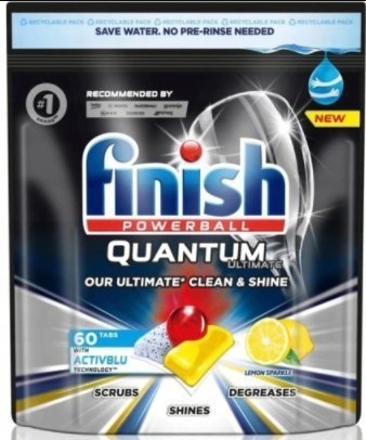 Finish , Quantum Ultimate Tabletki do zmywarki, Lemon, 60 sztuk