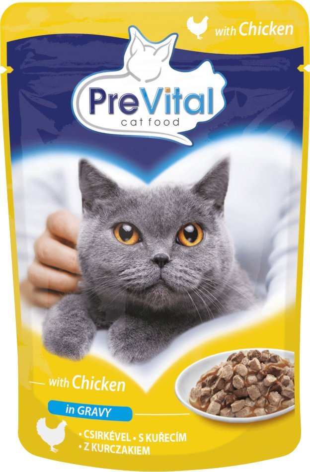 PREVITAL kurczak w sosie dla kotów 100g