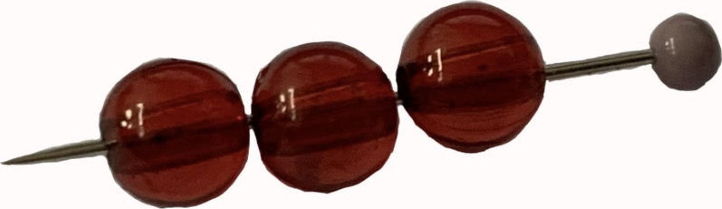 kufer-pasmanteria.pl Korale Akrylowe Kula 10mm (14szt) Bordo