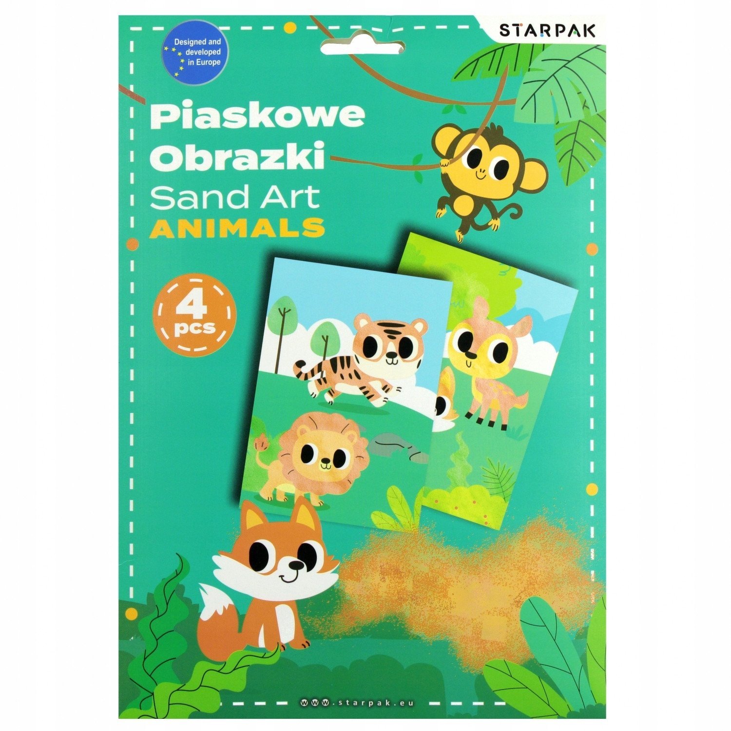 PIASKOWE OBRAZKI ANIMAL STK KOP 12/24