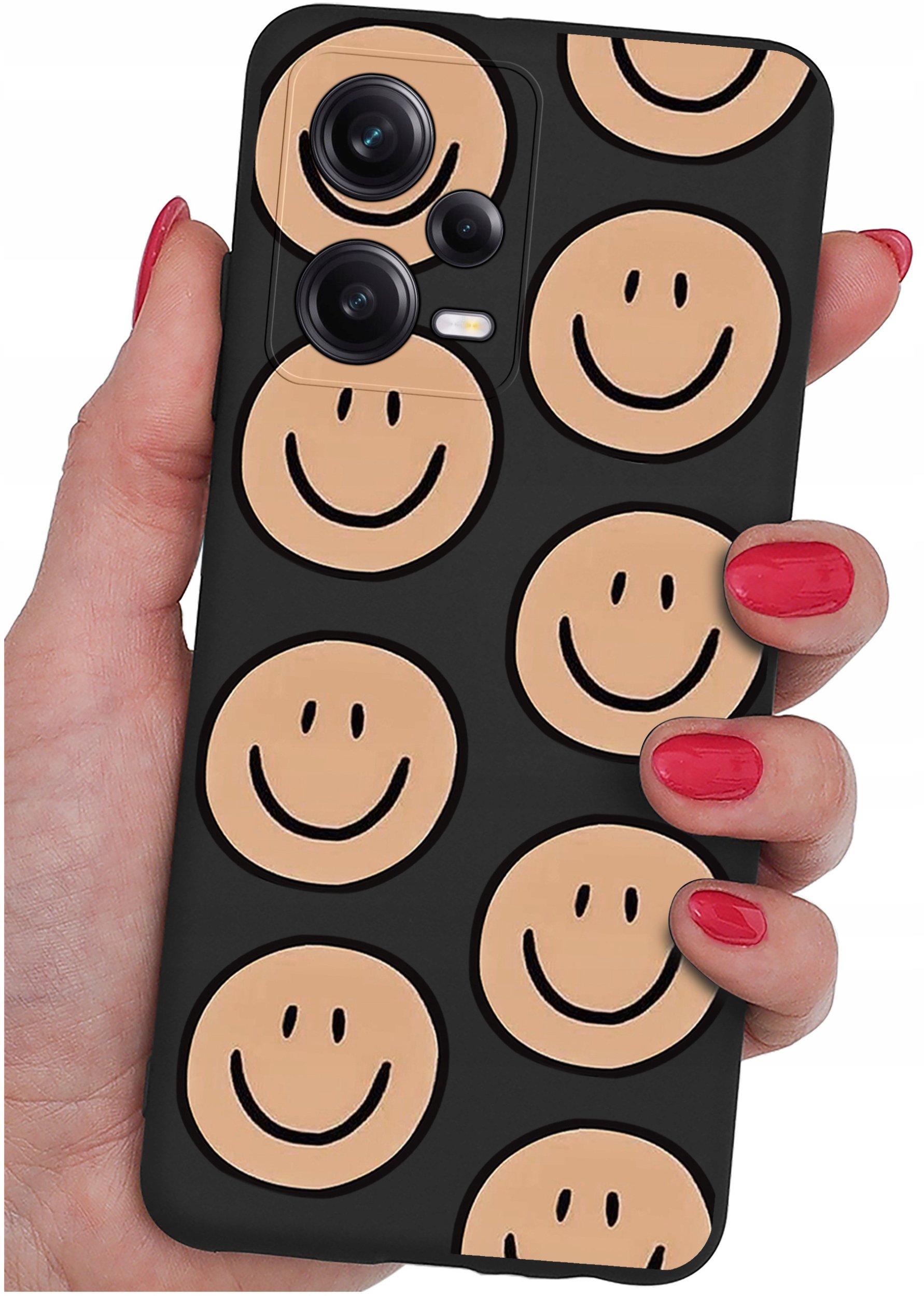 ETUI do Xiaomi Redmi Note 12 5G |Poco X5 5G | WZORY | SILIKONOWE MATT SZKŁO