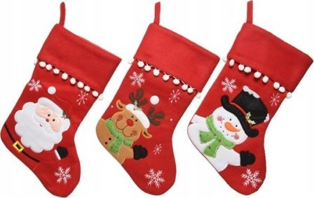 Dekoracja świąteczna Kaemingk skarpeta