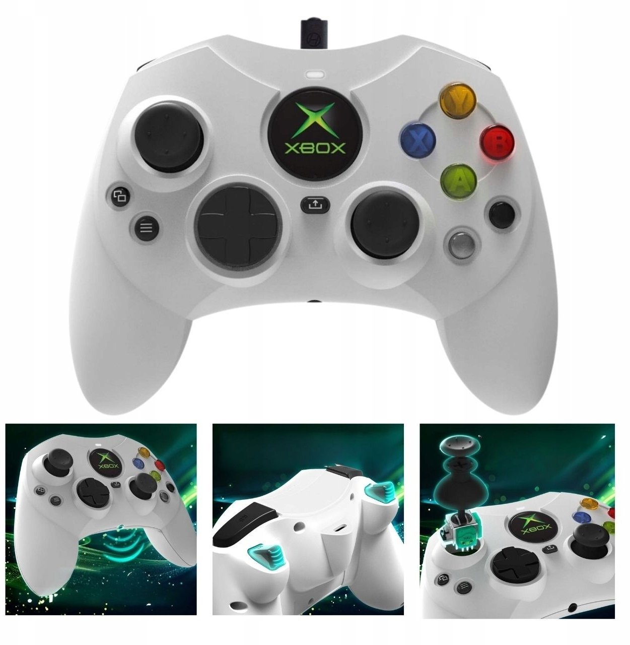 Hyperkin Controller DuchesS przewodowy biały XBOX