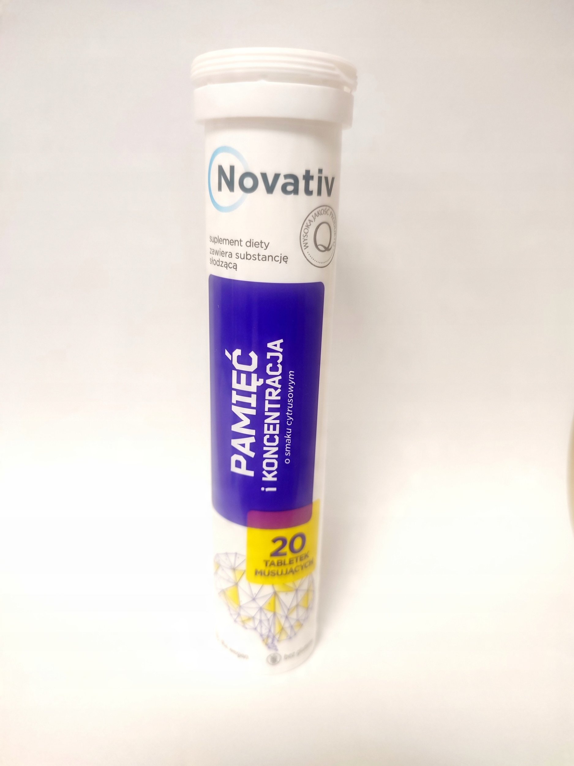 Novativ Pamięć i koncentracja tabletki musujące 20 szt