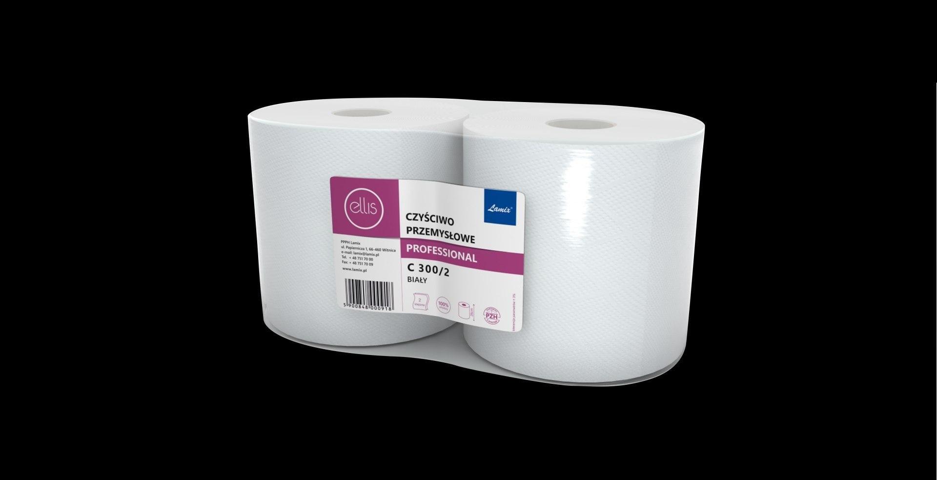 Ellis Czyściwo 300m 2warstwy 100%celuloza (2szt) ELLIS PROFESSIONAL 0918