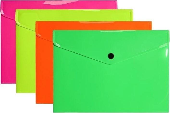Teczka koperta A5 PP neon (10szt)