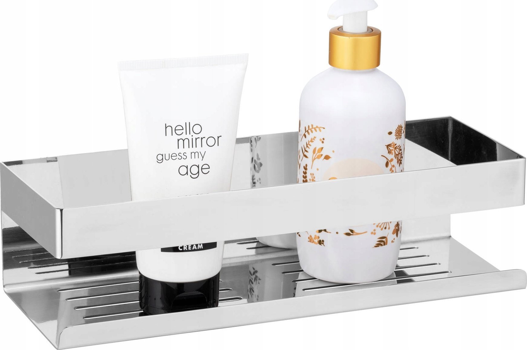 Wenko Półka łazienkowa GENOVA, montaż bez wiercenia Turbo-Loc, WENKO