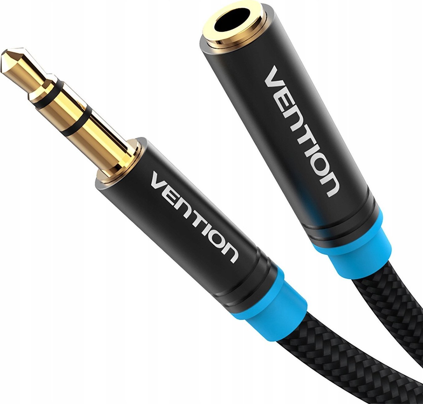 Kabel Vention Jack 3.5mm - Jack 3.5mm 5m czarny (VAB-B06-B500-M)