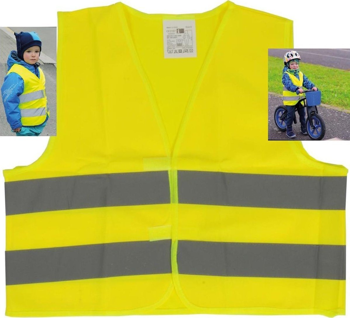 Dunlop KAMIZELKA ODBLASKOWA DLA DZIECI DUNLOP ŻÓŁTA