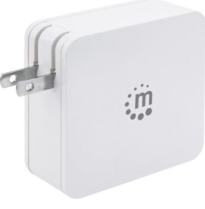 Ładowarka Manhattan 1x USB-A 1x USB-C 3 A (180146)