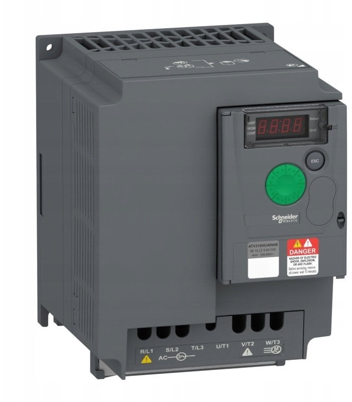 Easy Altivar Przemiennik częstotliwości 310 4 kW 3f 380...460V bez filtra EMC IP20 ATV310HU40N4E