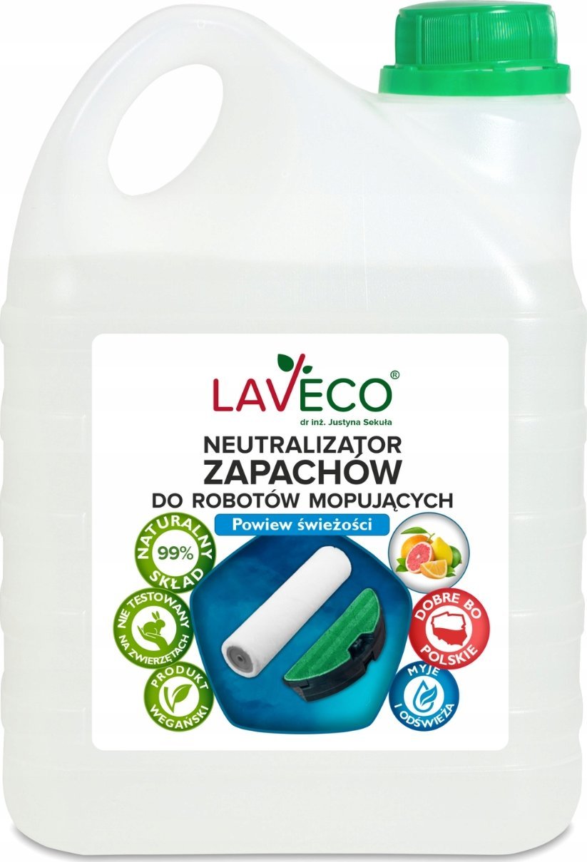 LAVECO Neutralizator zapachów do robotów mopujących - powiew świeżości - 2 l