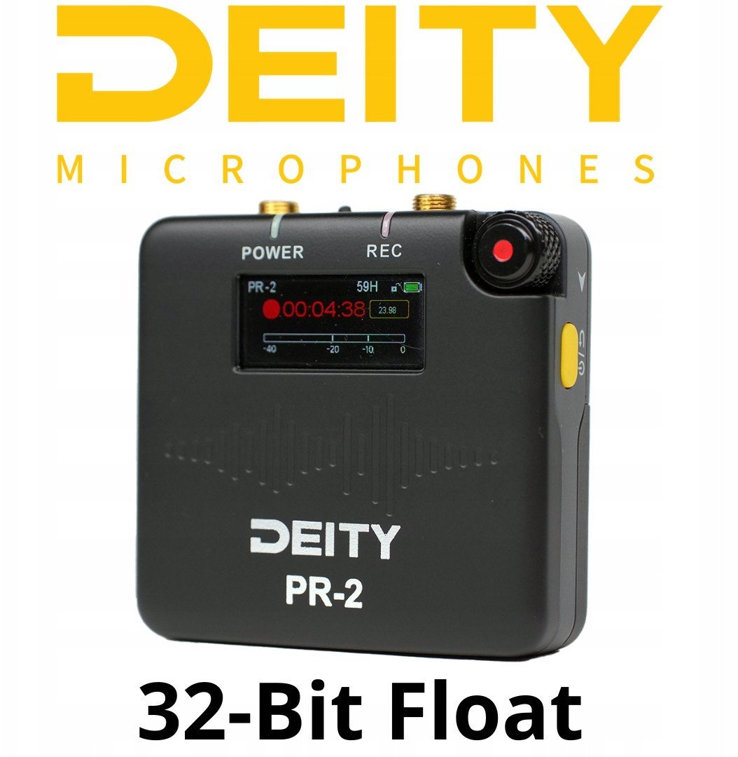 Deity PR-2 Stereo Pocket Recorder with Lavalier Mic