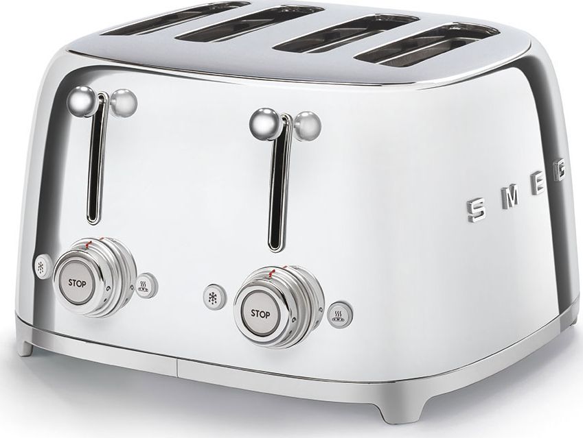 Toster Smeg Toster na 4 kromki, chrom Smeg TSF03SSEU