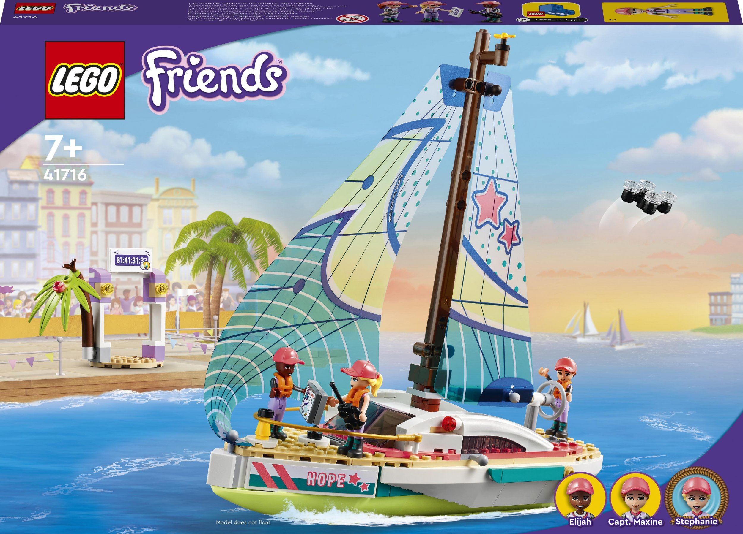 LEGO Friends Stephanie i przygoda pod żaglami (41716)