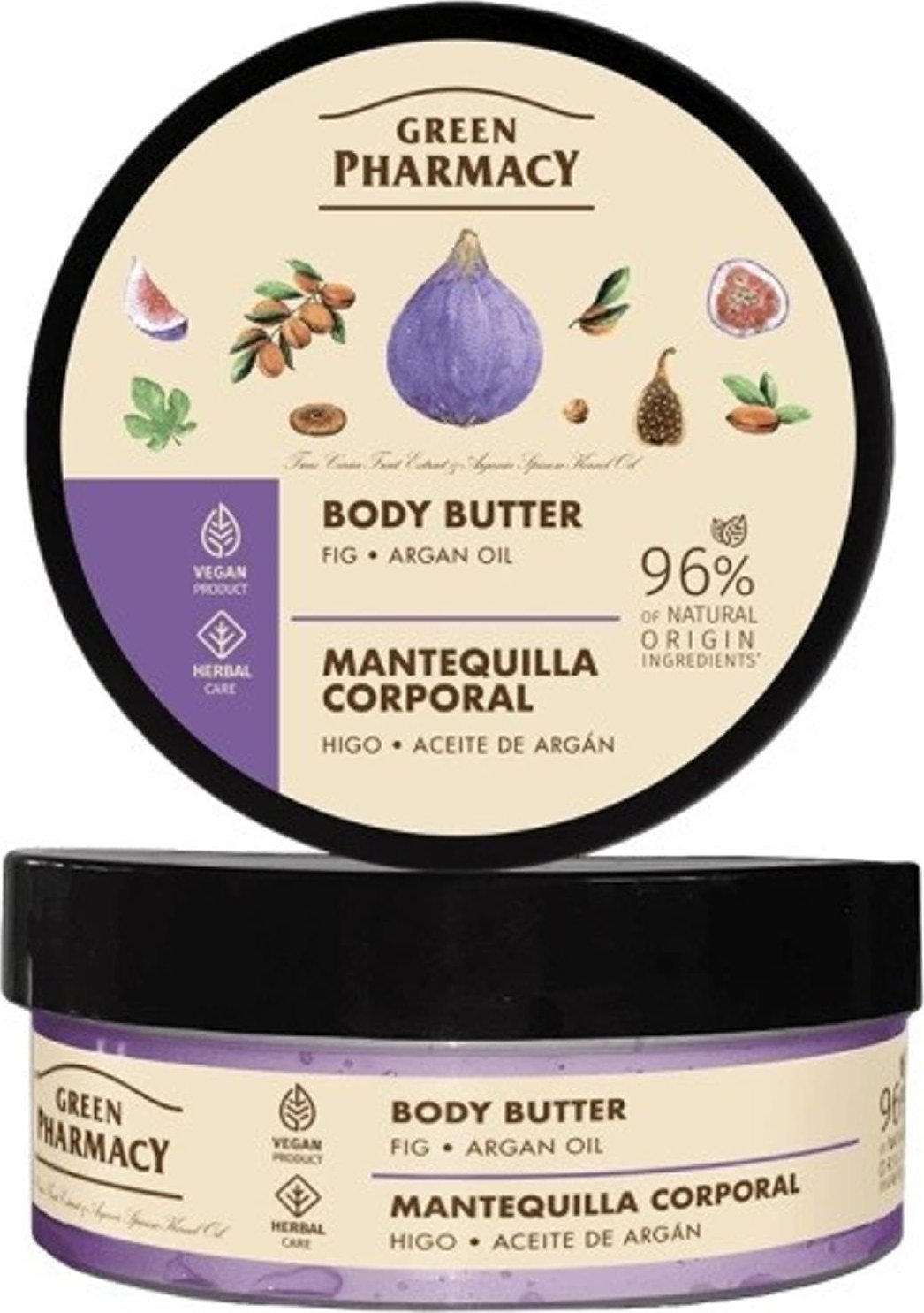 Green Pharmacy GREEN PHARMACY Multi Masło do ciała Figa i Olej arganowy 200 ml