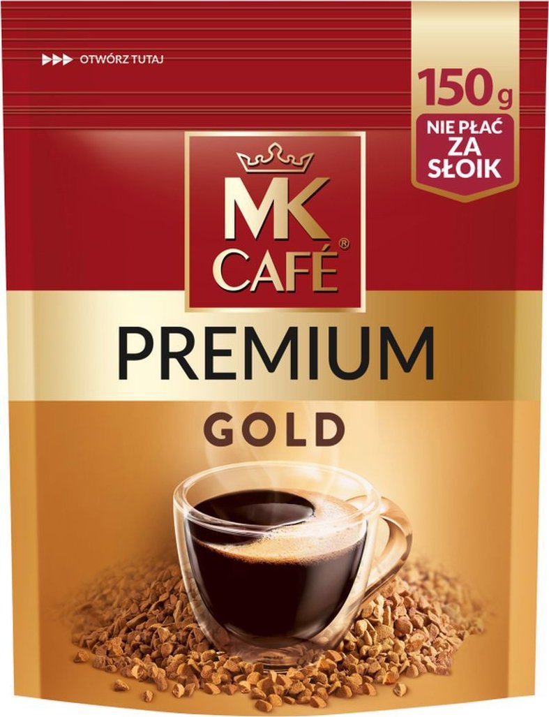 MK Cafe MK Caf Premium Gold Kawa rozpuszczalna 150 g