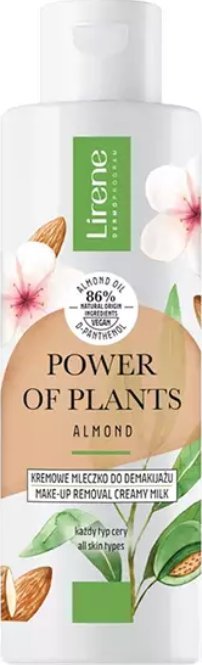 Lirene Power of plants Migdał Kremowe mleczko do demakijażu, 200 ml