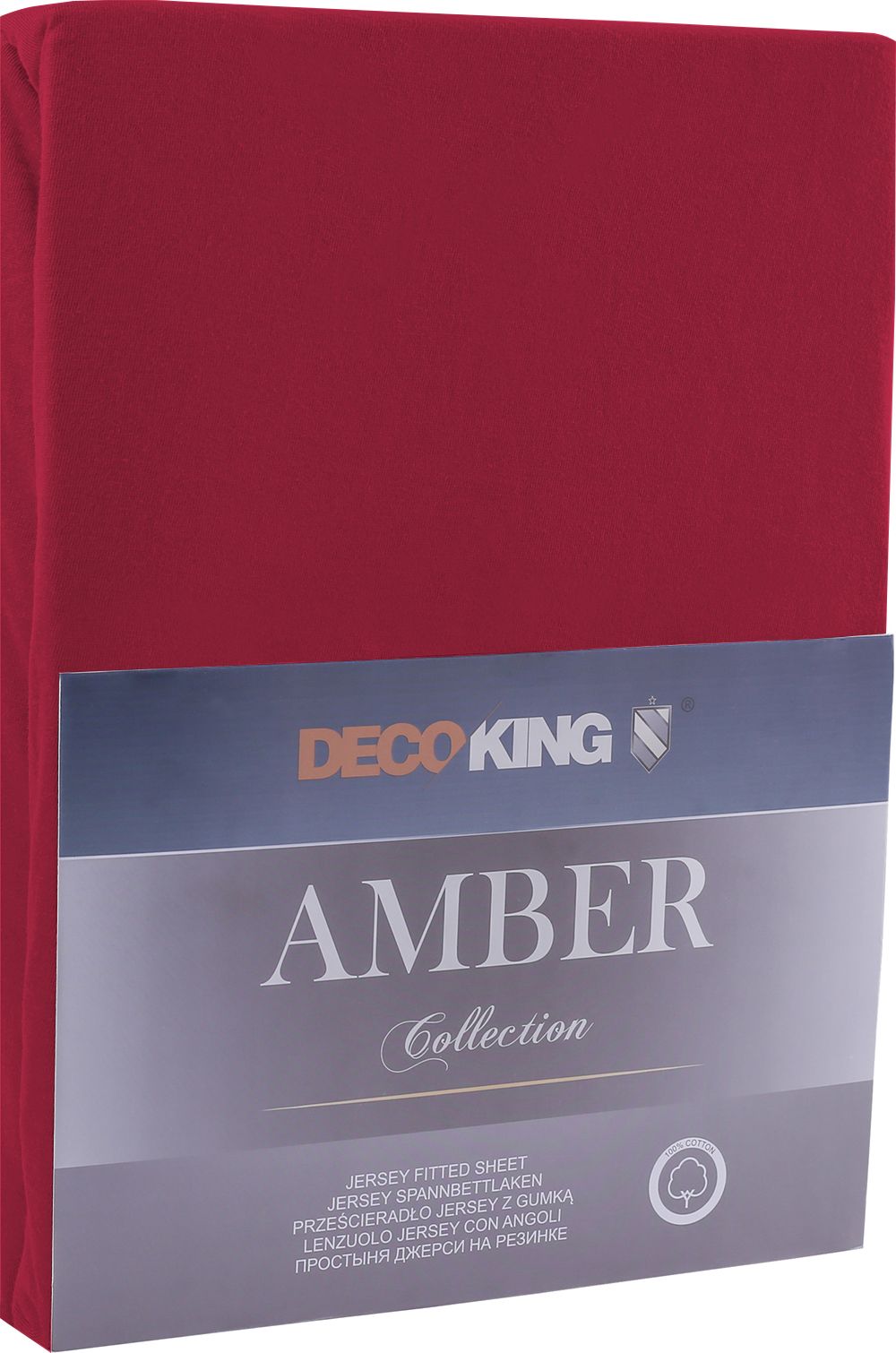 Decoking Prześcieradło Amber Maroon r. 140x200cm