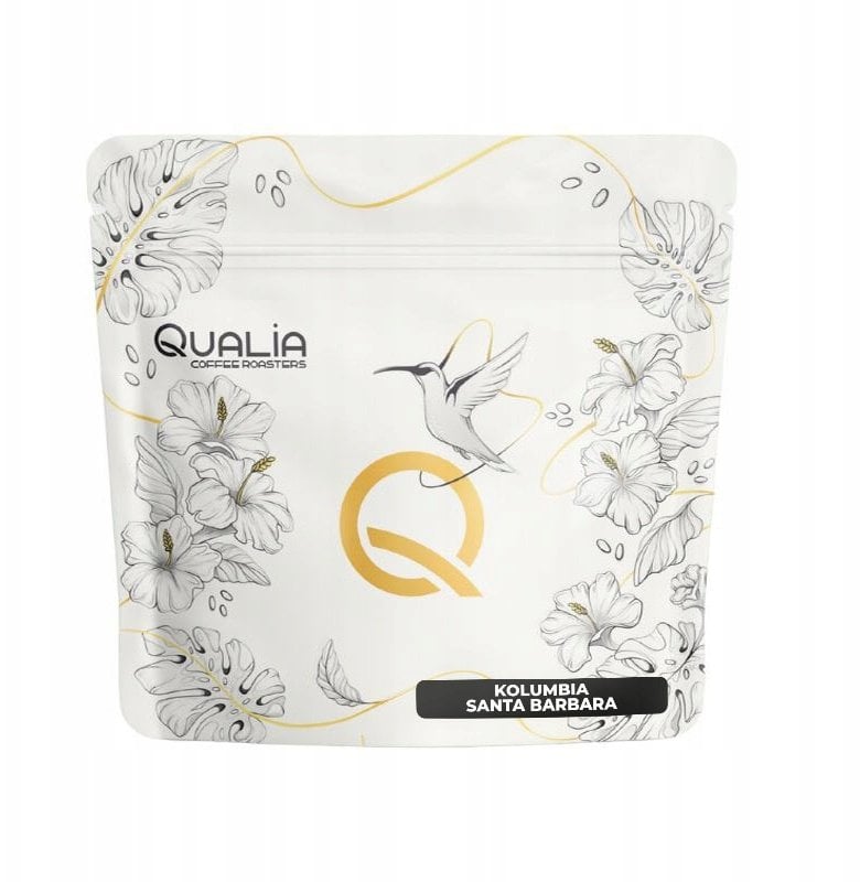 Kawa ziarnista Qualia Caffe Kawa ziarnista Kolumbia Santa Barbara Gesha Filtr 250g