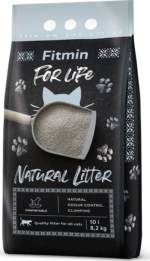 Żwirek dla kota Fitmin Natural Plus Naturalny 10 l