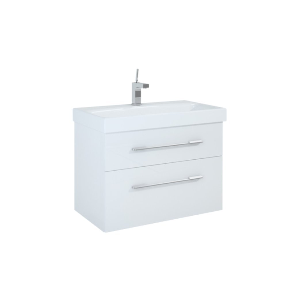 AQ.401-164344 / AQUAFORM / MADRID / SZAFKA PODUMYWALKOWA WISZĄCA 2S 80X41,8X54 WHITE HG PDW /