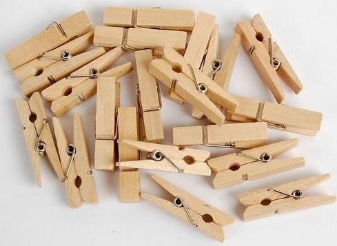 FANDY Klamerki ozdobne Natural duże