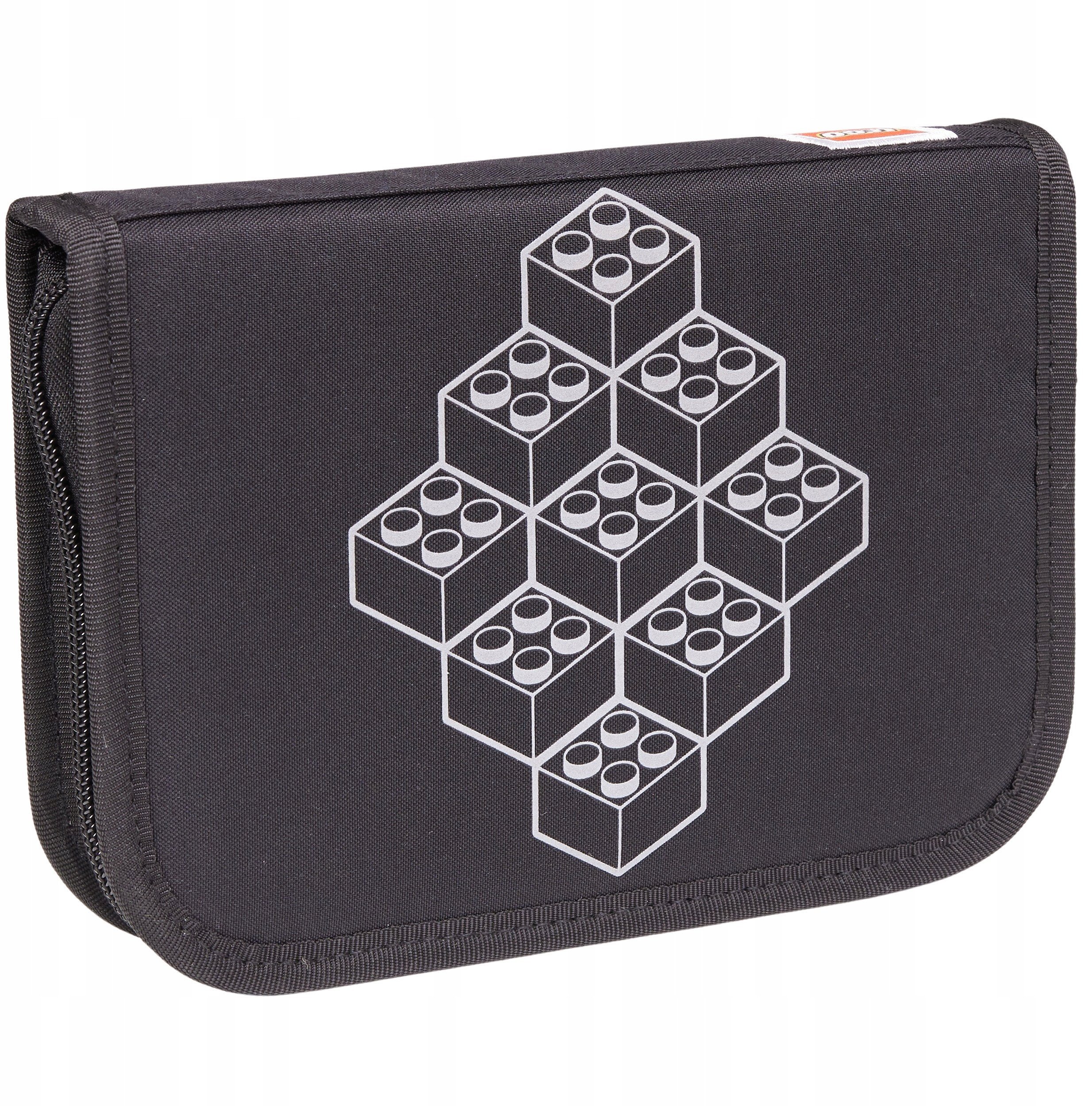 Piórnik LEGO Bricks Pencil Case With Content 20085-2511 czarny One size