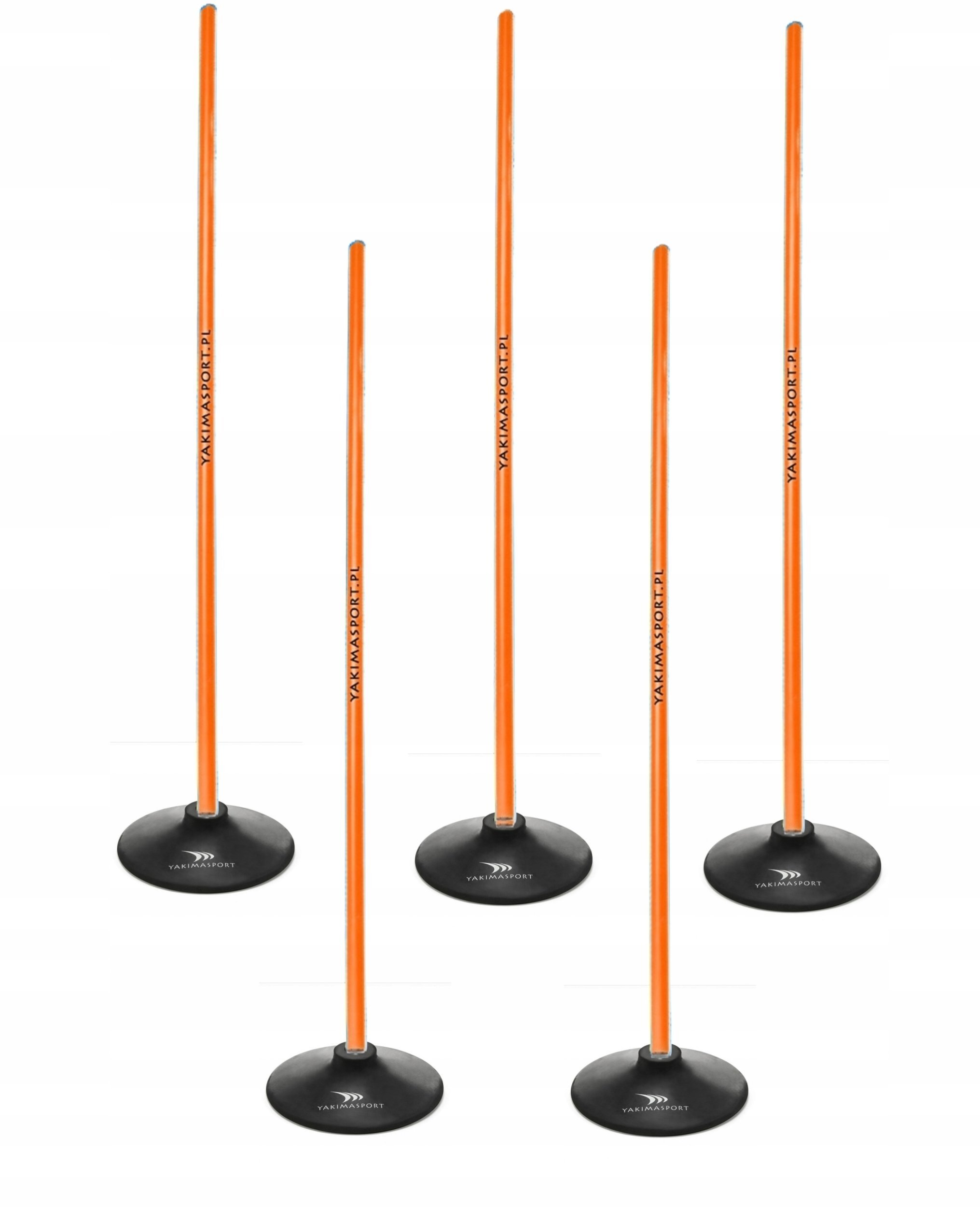 YakimaSport Tor Przeszkód z 5 Tyczkami 160 cm z podstawą