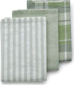 Kela Ściereczki do naczyń Kela, 65x45 cm, zielone, 3 szt.