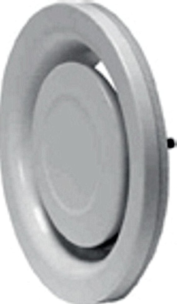 Anemostat wywiewny DN125 metal