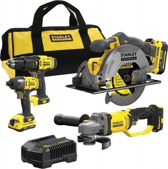 Zestaw elektronarzędzi Stanley 8-elementowy (SFMCK469M2-QW)