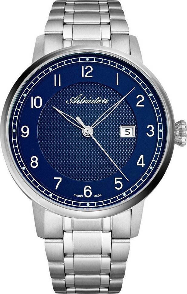 Zegarek Adriatica Zegarek męski Adriatica A8308.5125A srebrny