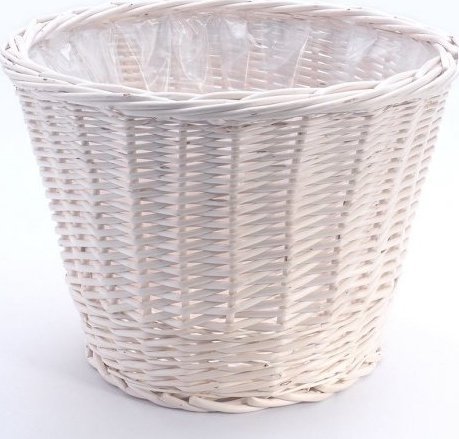 Wnuk Donica wiklinowa z folią (Biała/40cm)