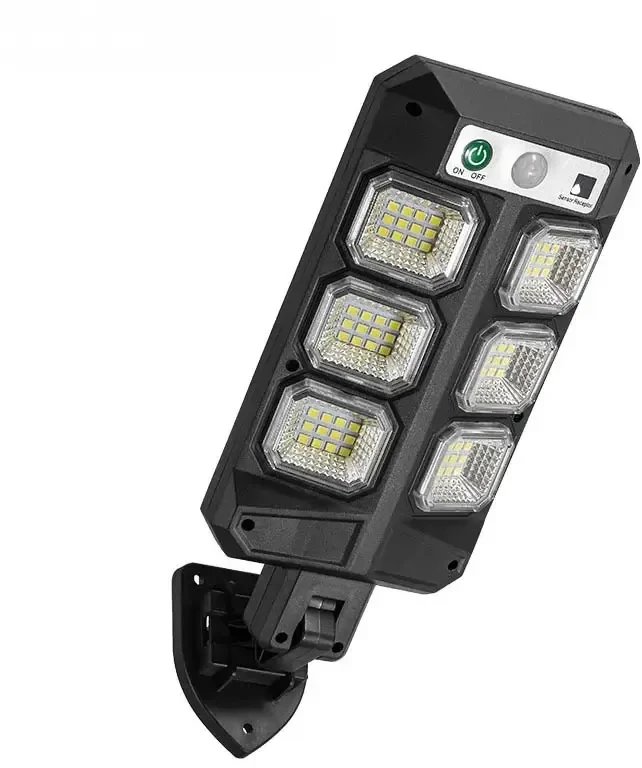 Latarnia solarna 10W/72LED, z pilotem, czujnikiem ruchu i zmierzchu