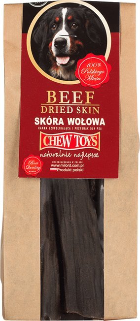Gryzak dla psa - suszona skóra wołowa 200 g