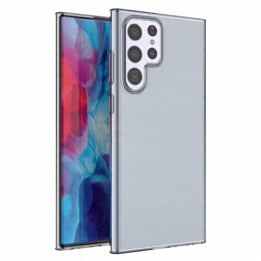 Żelowy pokrowiec etui Ultra Clear 0.5mm Samsung Galaxy S22 Ultra przezroczysty