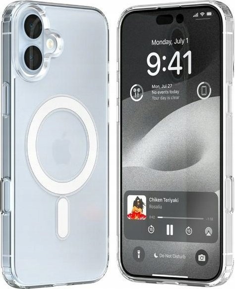 Mercury Mercury etui MagSafe Jelhard iPhone 16 Plus 6,7" transparent