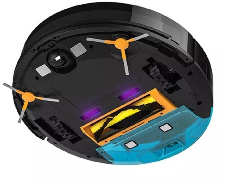 Plaunantis robotas siurblys su dulkių išpylimo stotele Mamibot EXVAC890SET Glory, baterija 5200 mAh, juodas