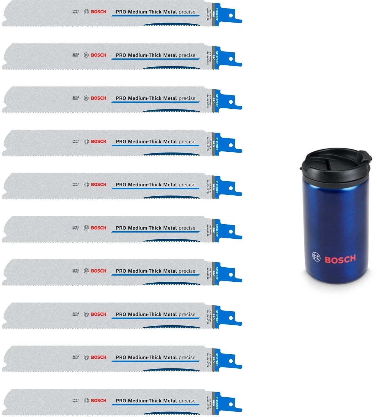 Reciprocating Saw Blade 10 TTM RSB+Mug