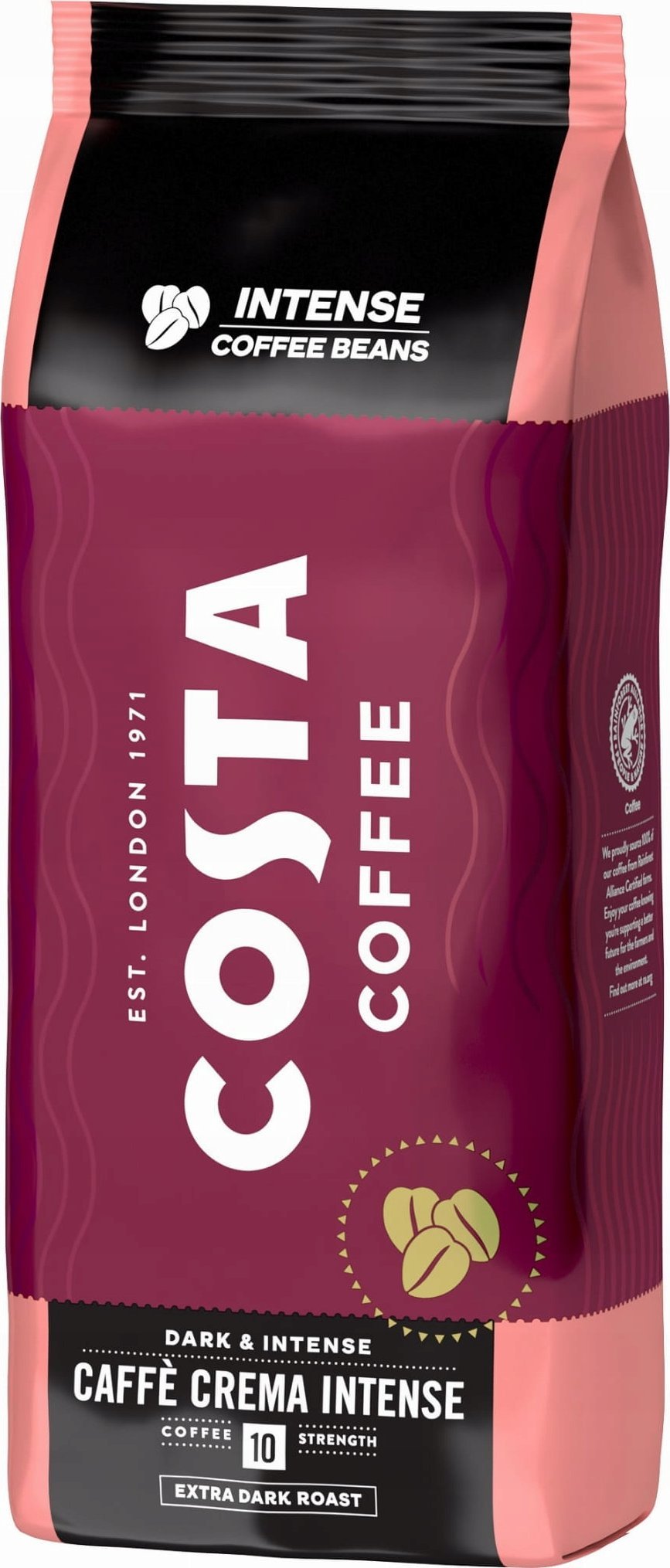Kawa ziarnista Costa Coffee Crema Intense 1 kg